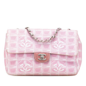 Pre-Loved Chanel Medium New Travel Line Nylon Single Flap